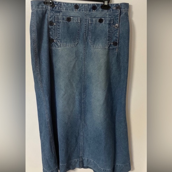 Jeanology maxi denim skirt - Picture 2 of 12